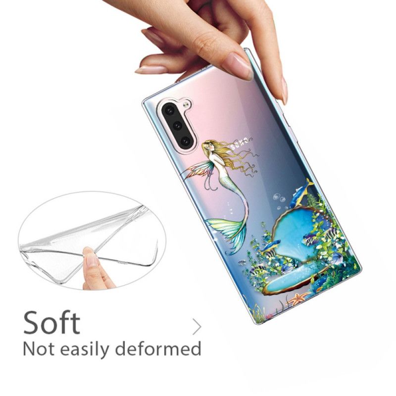Hoesje Samsung Galaxy Note 10 Blauwe Sirene