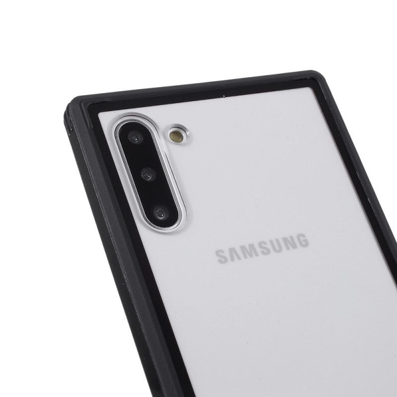 Hoesje Samsung Galaxy Note 10 Zwart Hybride Siliconen Velgontwerp
