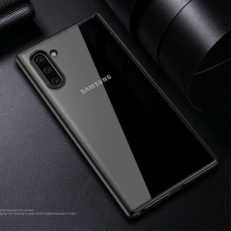 Hoesje voor Samsung Galaxy Note 10 Donkerblauw Zwart Ipaky Hybride Serie