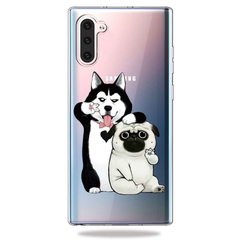 Hoesje voor Samsung Galaxy Note 10 Grappige Honden