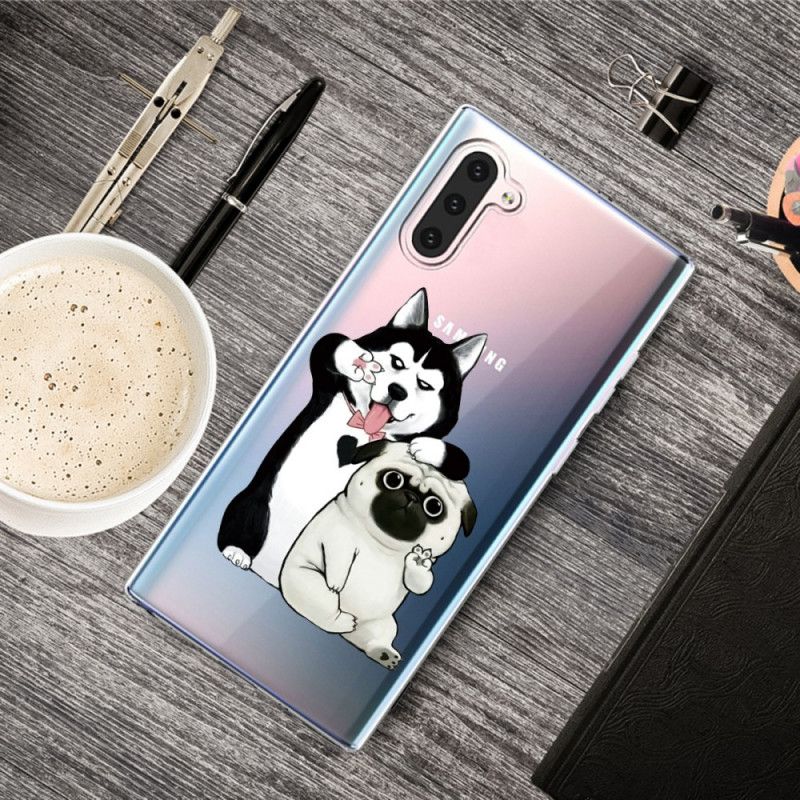 Hoesje voor Samsung Galaxy Note 10 Grappige Honden
