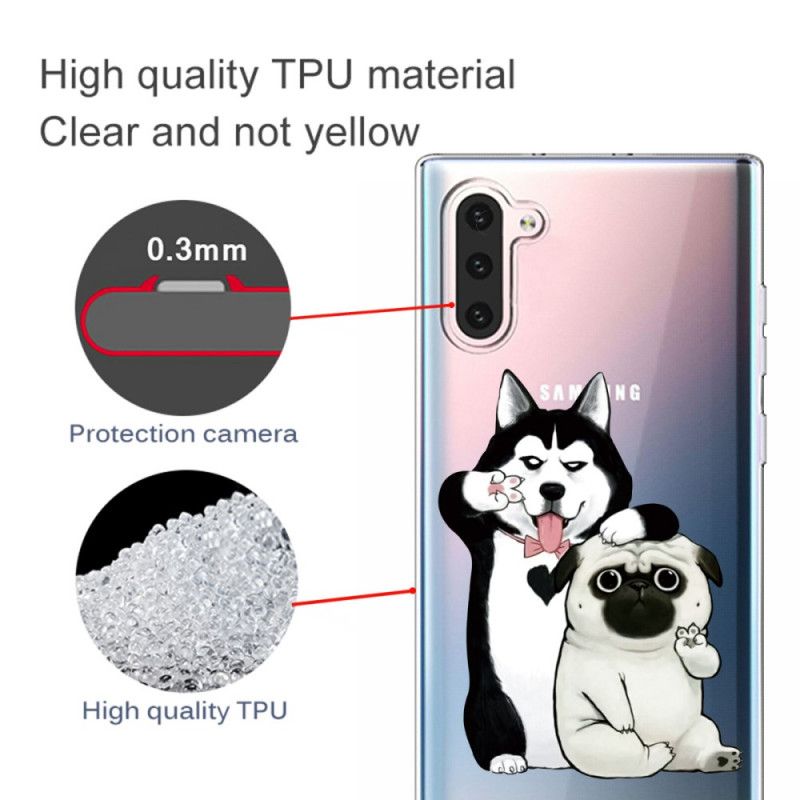 Hoesje voor Samsung Galaxy Note 10 Grappige Honden