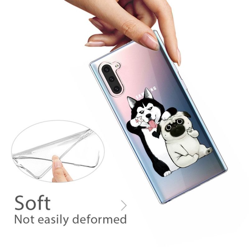 Hoesje voor Samsung Galaxy Note 10 Grappige Honden