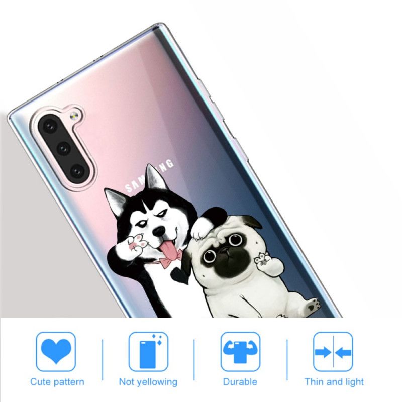 Hoesje voor Samsung Galaxy Note 10 Grappige Honden