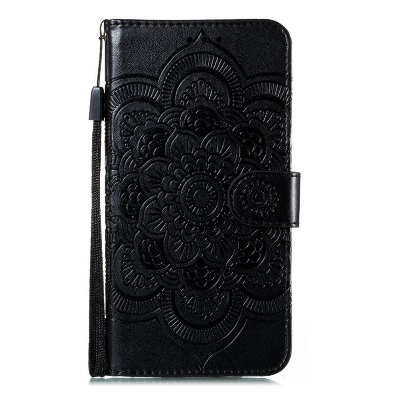 Cover Folio-hoesje Samsung Galaxy M31 Grijs Zwart Telefoonhoesje Hele Mandala