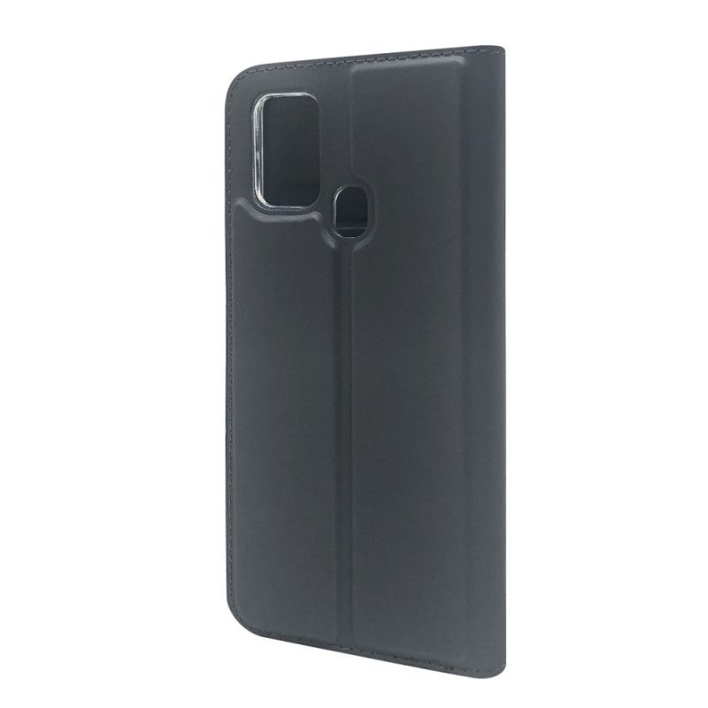 Folio-hoesje Samsung Galaxy M31 Goud Zwart Magnetische Sluiting