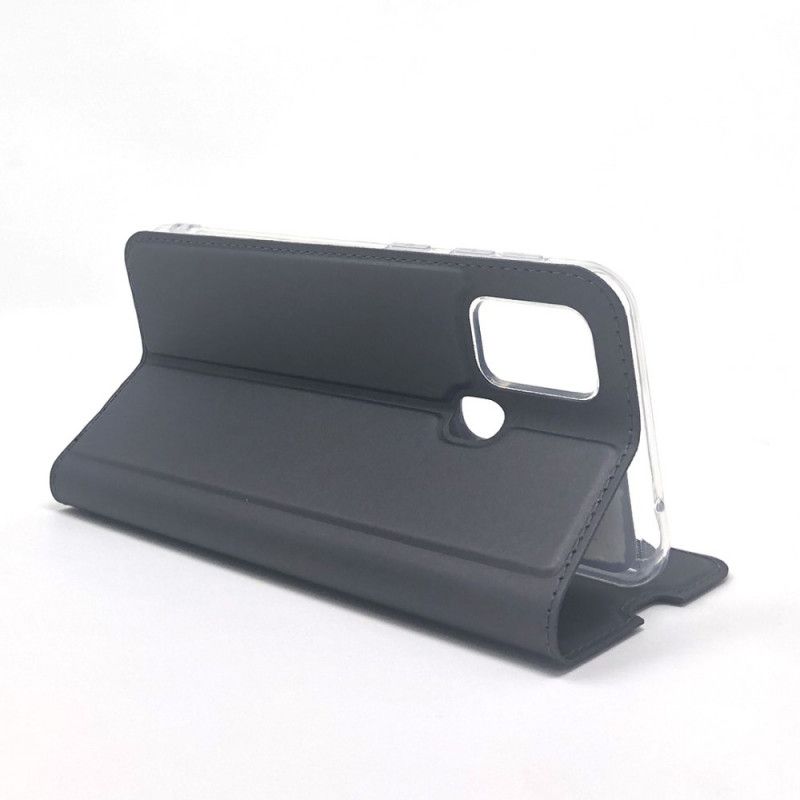 Folio-hoesje Samsung Galaxy M31 Goud Zwart Magnetische Sluiting