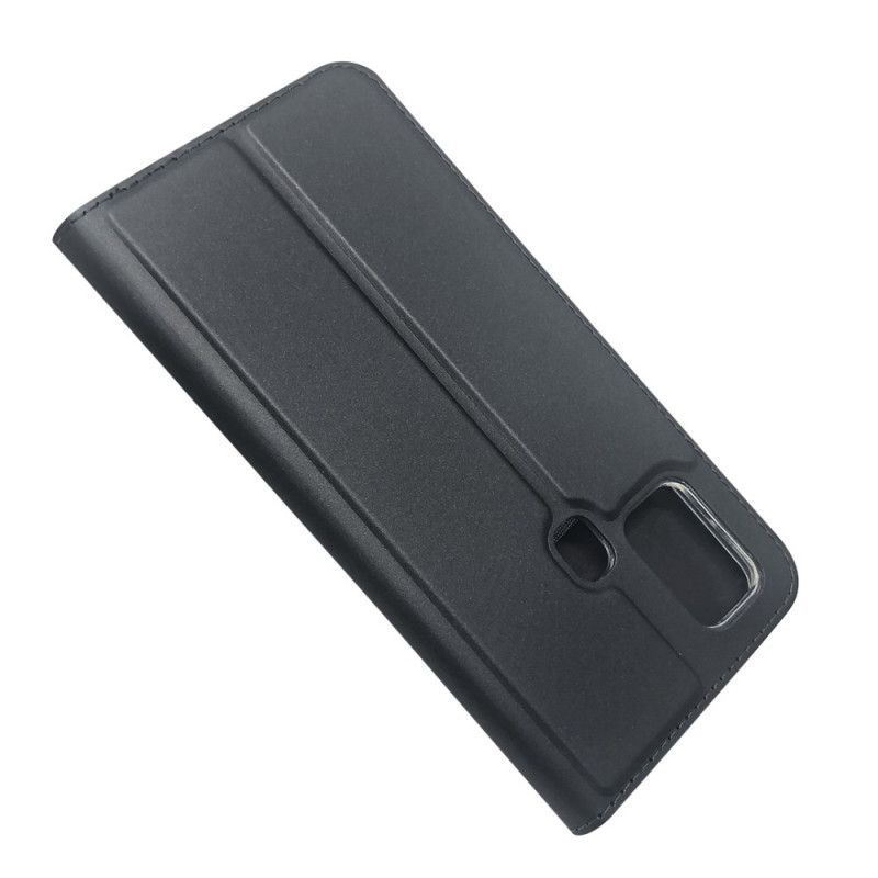Folio-hoesje Samsung Galaxy M31 Goud Zwart Magnetische Sluiting
