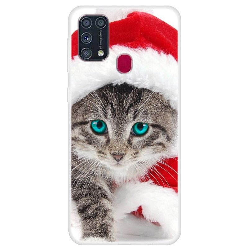 Hoesje Samsung Galaxy M31 Kerstkat