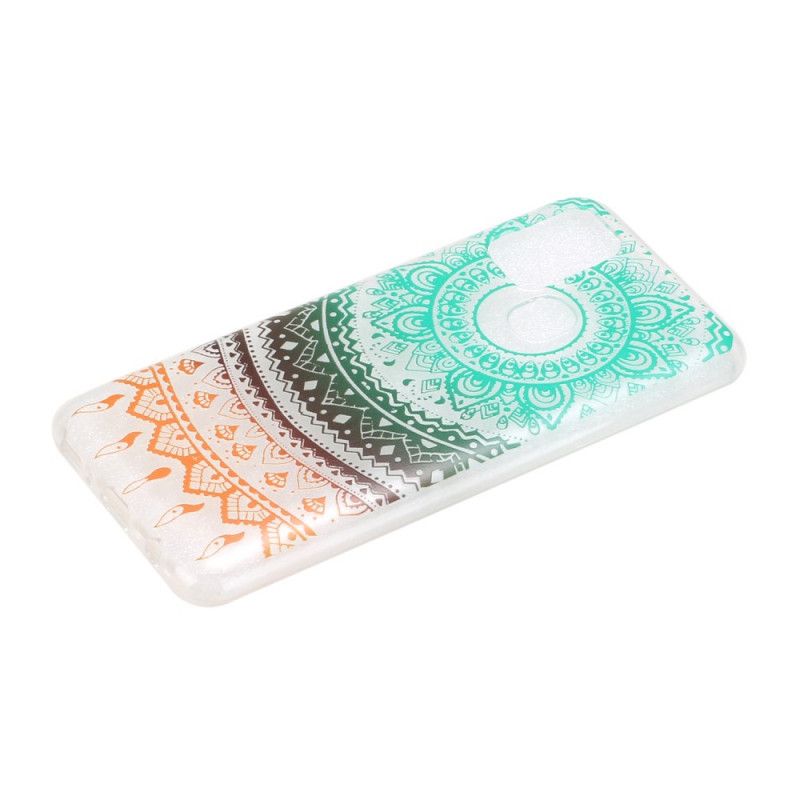 Hoesje voor Samsung Galaxy M31 Transparante Donkergekleurde Mandala