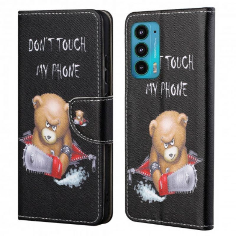 Bescherming Hoesje Motorola Edge 20 Gevaarlijke Beer