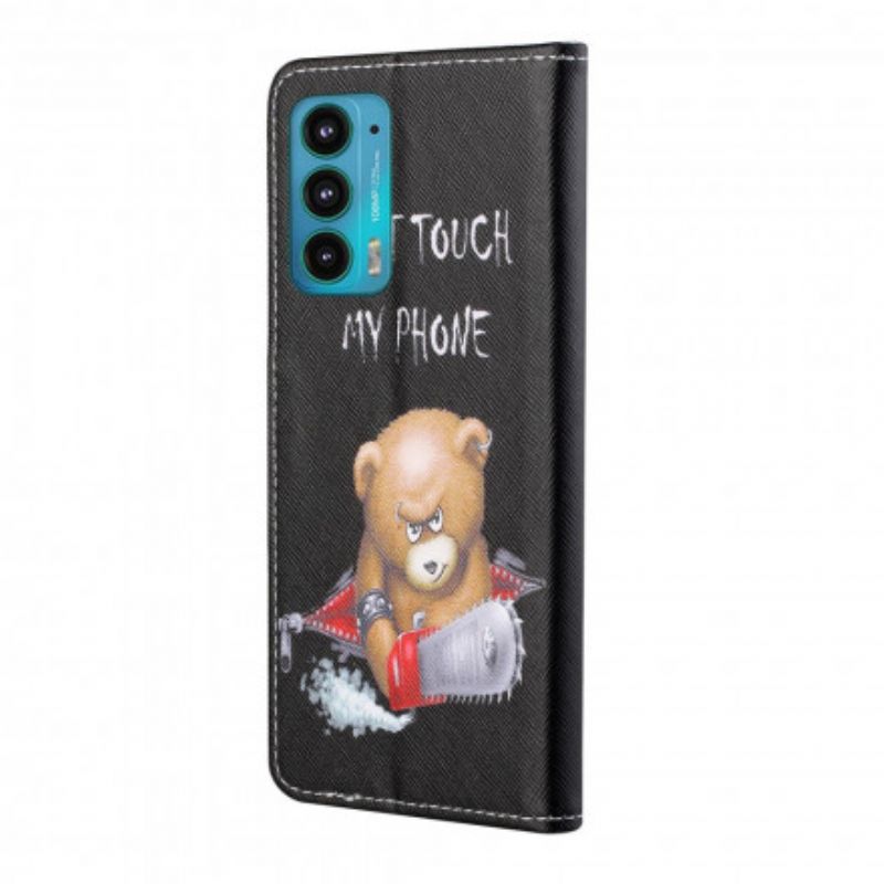 Bescherming Hoesje Motorola Edge 20 Gevaarlijke Beer