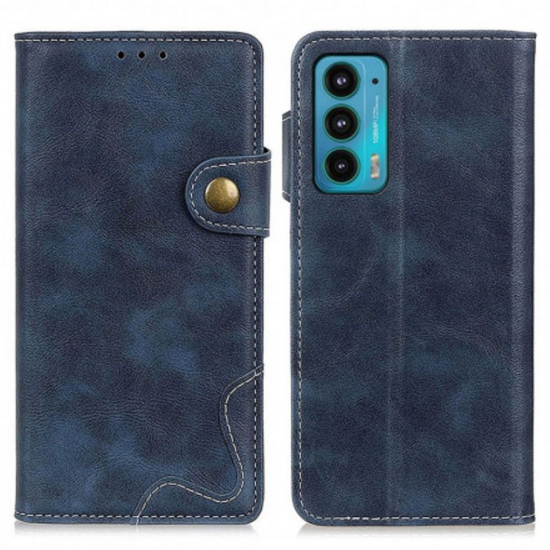 Folio-hoesje Motorola Edge 20 Artistieke Knoop En Naden
