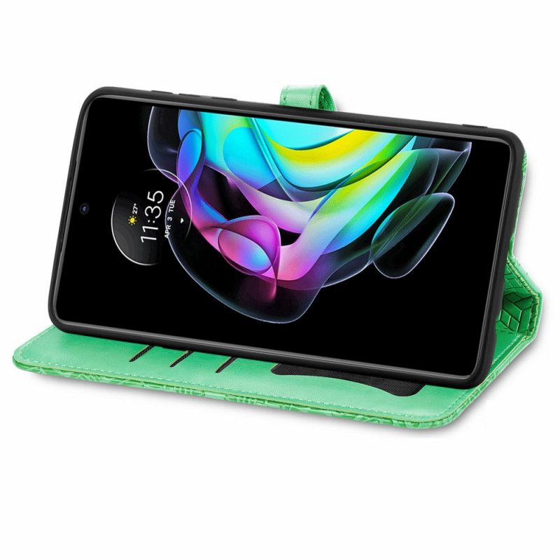 Folio-hoesje Motorola Edge 20 Stammenbladeren