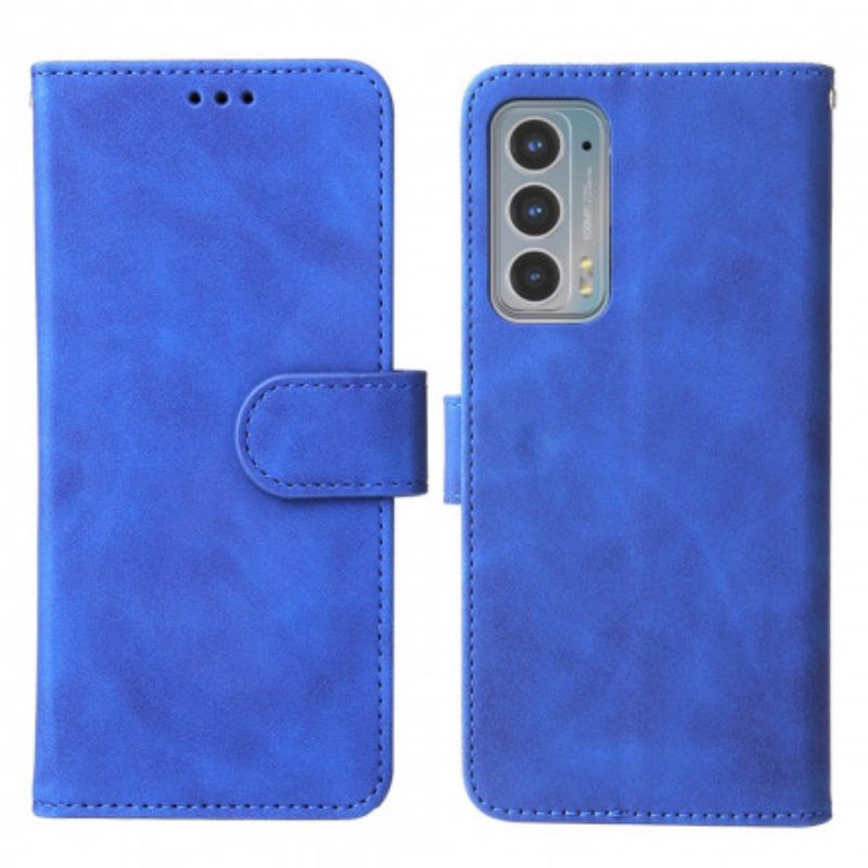 Folio-hoesje Motorola Edge 20 Telefoonhoesje Huid-aanraking