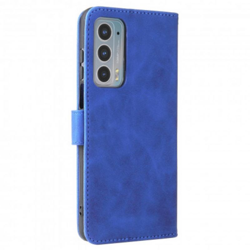 Folio-hoesje Motorola Edge 20 Telefoonhoesje Huid-aanraking