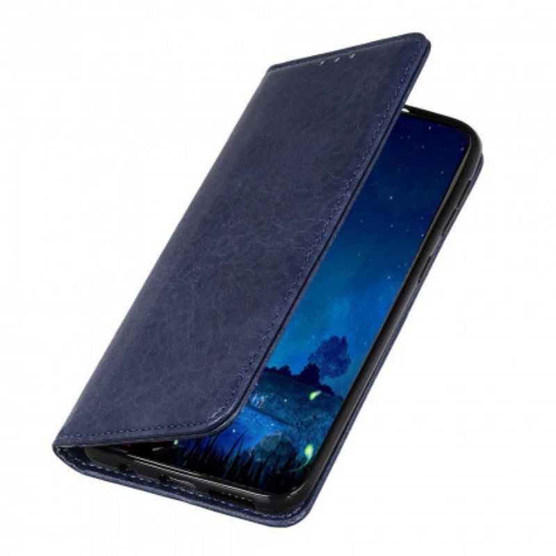 Folio-hoesje Voor Motorola Edge 20 Gestructureerd Splitleer