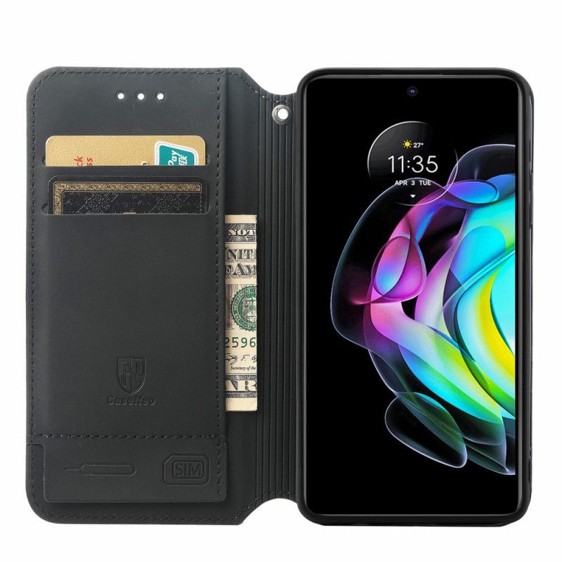 Folio-hoesje Voor Motorola Edge 20 Verrassend Kleurrijk Patroon