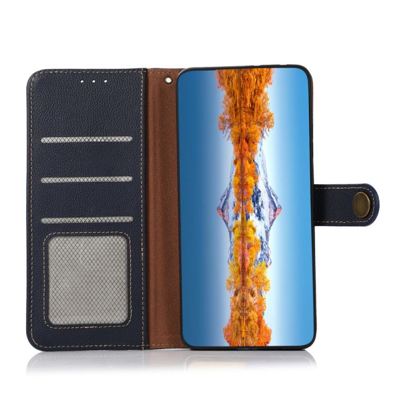 Leren Hoesje Motorola Edge 20 Echt Leer Khazneh Rfid