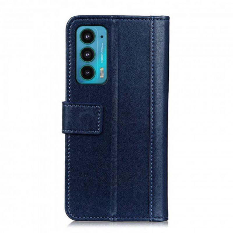 Leren Hoesje Motorola Edge 20 Stijl Leer Bescherming Hoesje