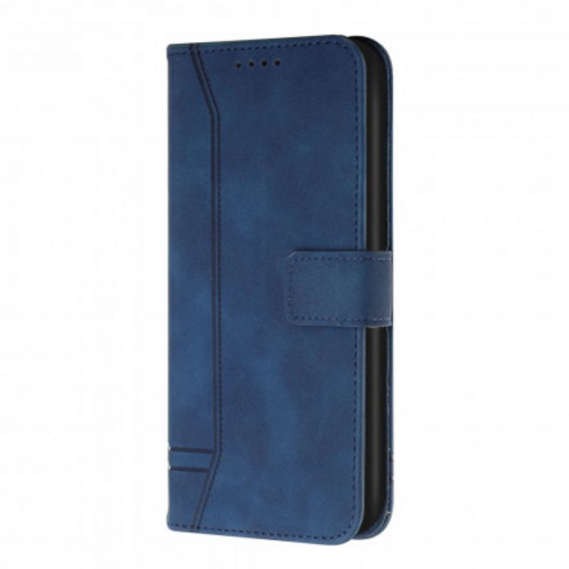 Leren Hoesje Voor Motorola Edge 20 Glimlach Met Lanyard
