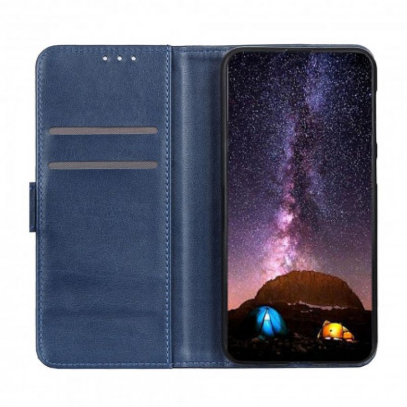 Leren Hoesje Voor Motorola Edge 20 Rivet X-ontwerp