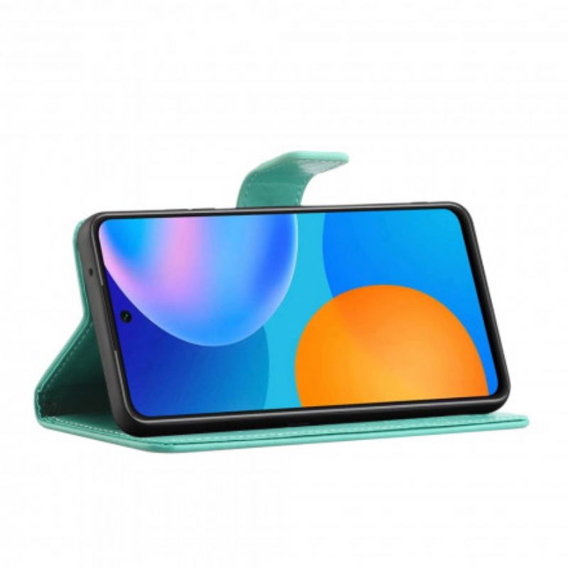 Leren Hoesje Voor Motorola Edge 20 String Boom En Uilen