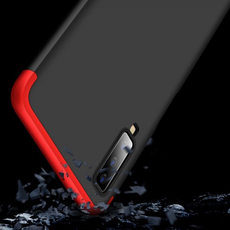 Case Hoesje Samsung Galaxy A7 Rood Zwart Telefoonhoesje Afneembare Gkk
