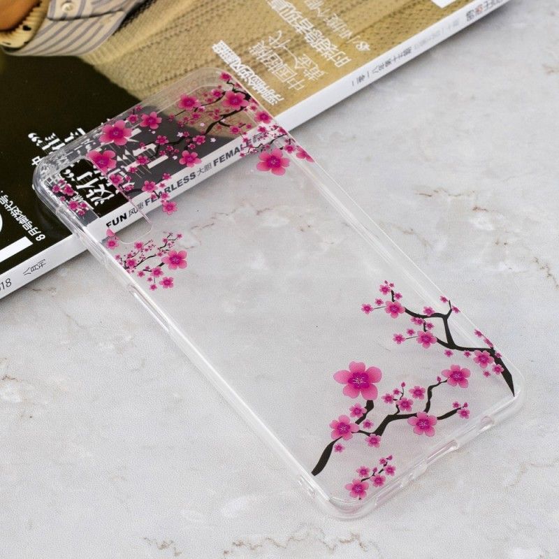 Case Hoesje Samsung Galaxy A7 Telefoonhoesje Transparant Bloeiende Boom
