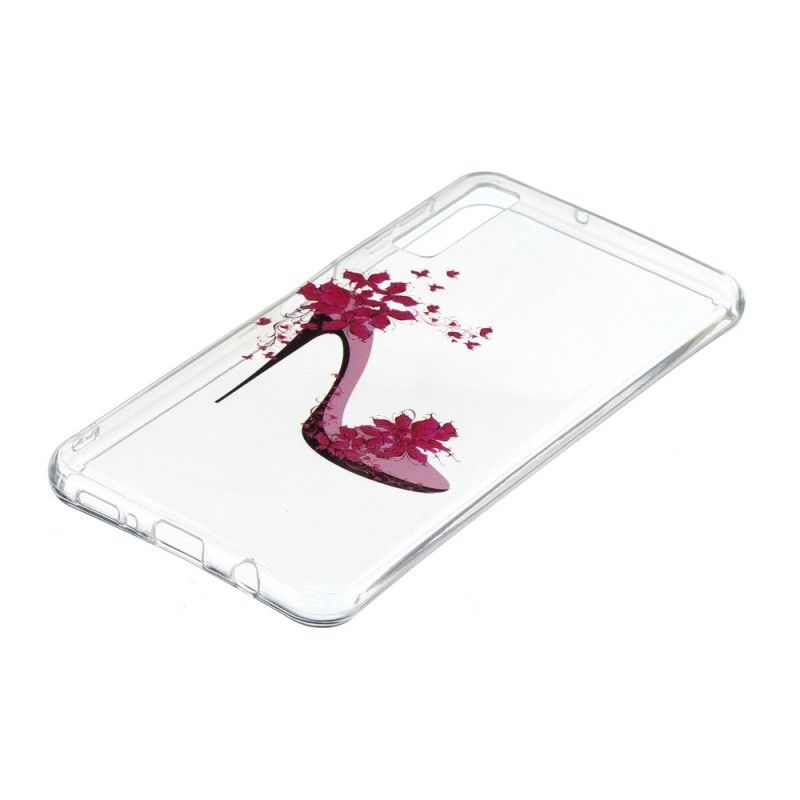 Cover Hoesje Samsung Galaxy A7 Telefoonhoesje Bloemrijke Pomp