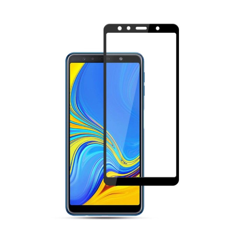 Gehard Glas Bescherming Samsung Galaxy A7 Zwart Mocolo