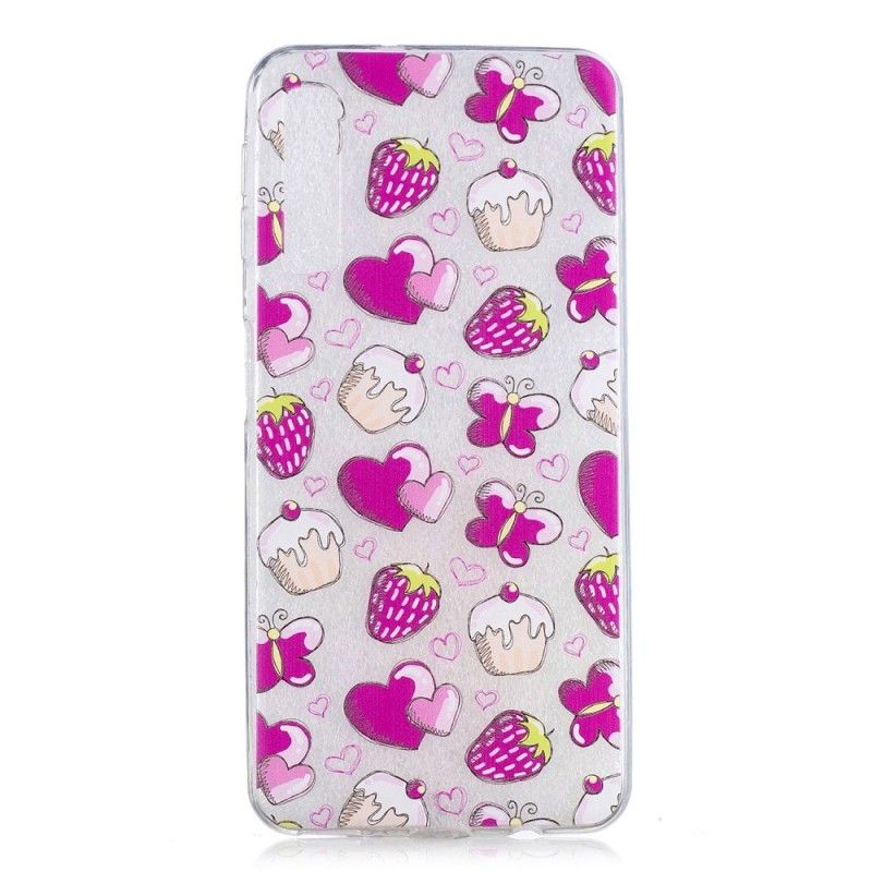 Hoesje Samsung Galaxy A7 Cupcakes En Vlinders