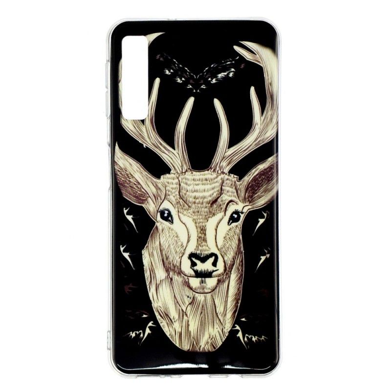 Hoesje Samsung Galaxy A7 Fluorescerend Majestueus Hert