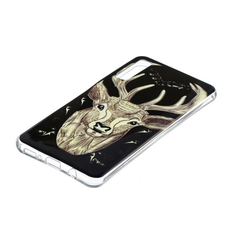 Hoesje Samsung Galaxy A7 Fluorescerend Majestueus Hert