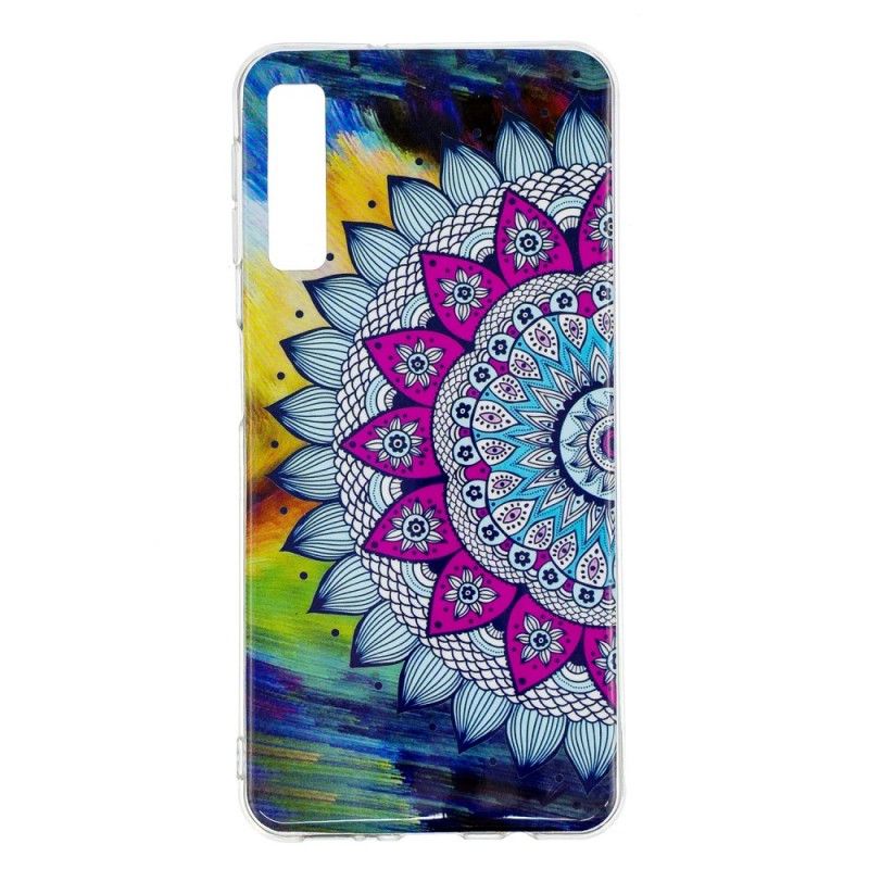 Hoesje Samsung Galaxy A7 Fluorescerende Mandala