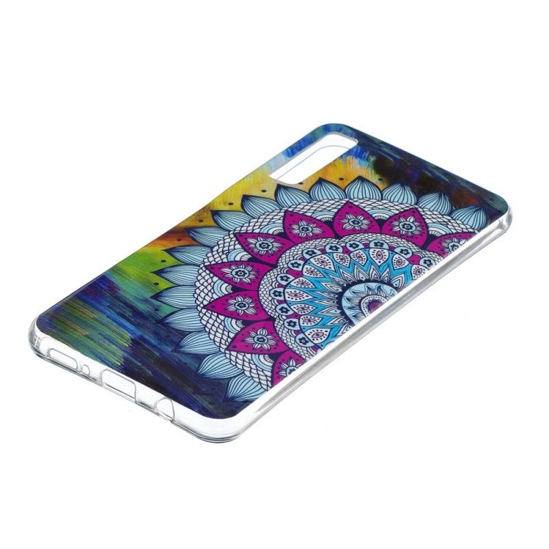 Hoesje Samsung Galaxy A7 Fluorescerende Mandala