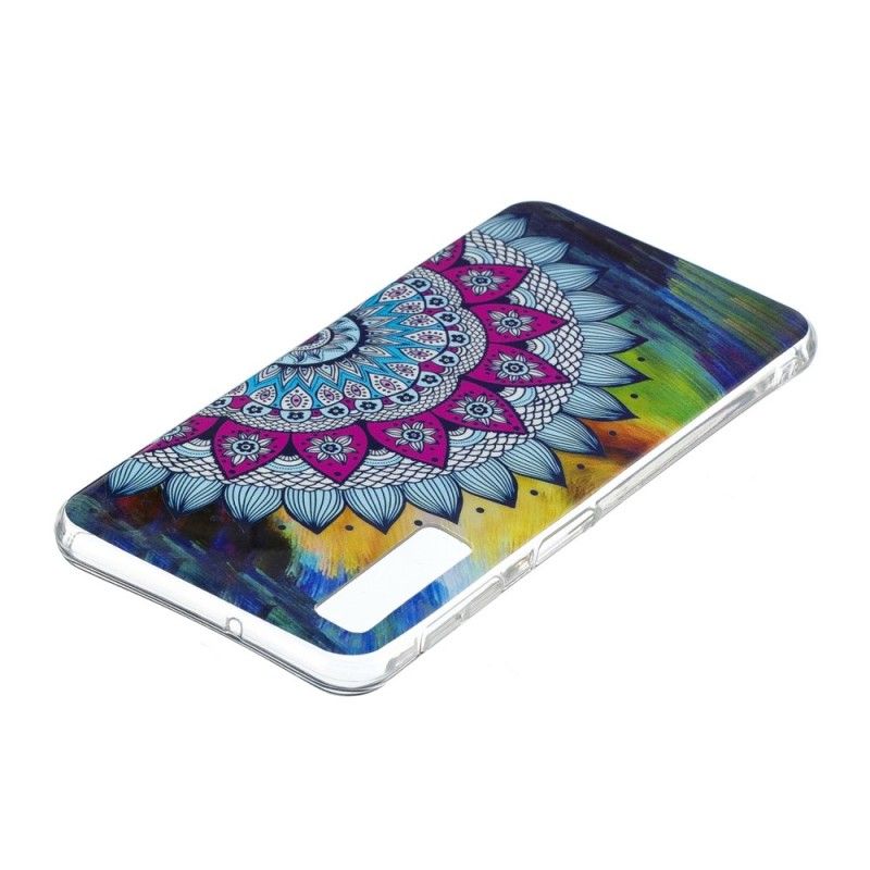 Hoesje Samsung Galaxy A7 Fluorescerende Mandala