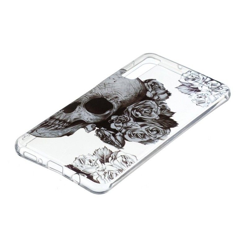 Hoesje Samsung Galaxy A7 Gebloemde Schedel