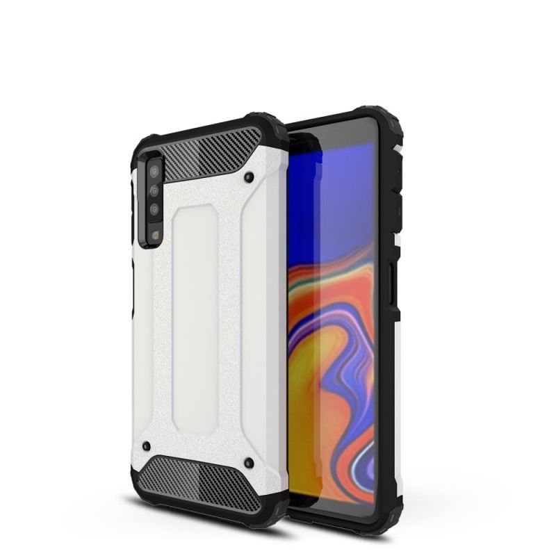 Hoesje Samsung Galaxy A7 Rood Zwart Overlevende