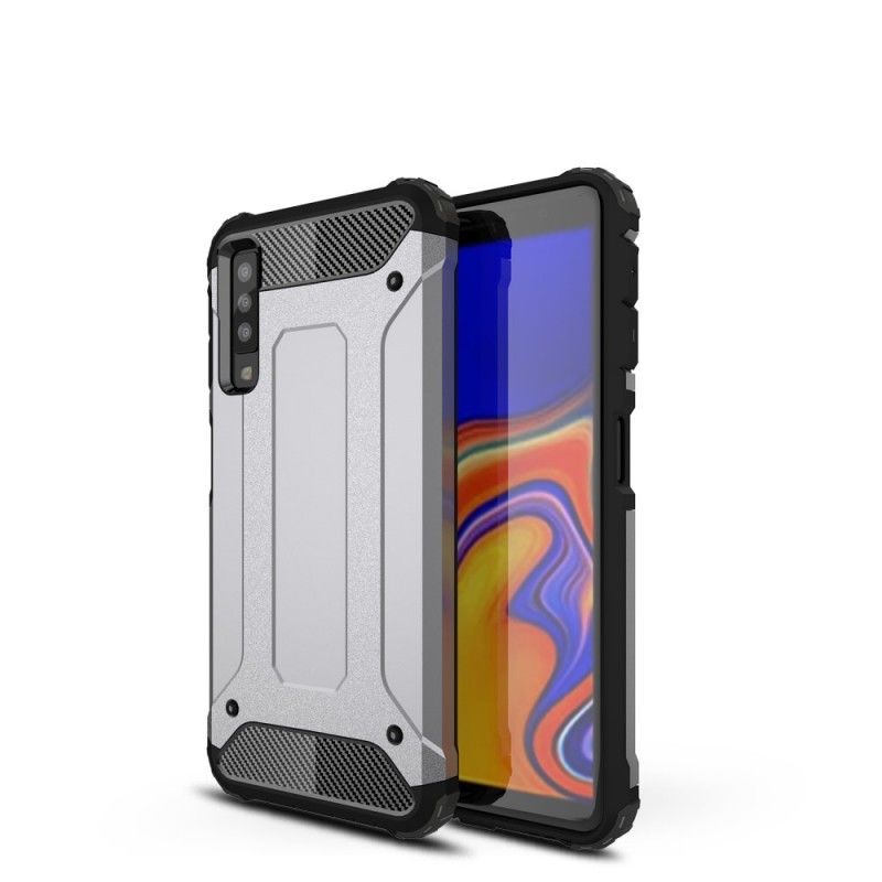 Hoesje Samsung Galaxy A7 Rood Zwart Overlevende