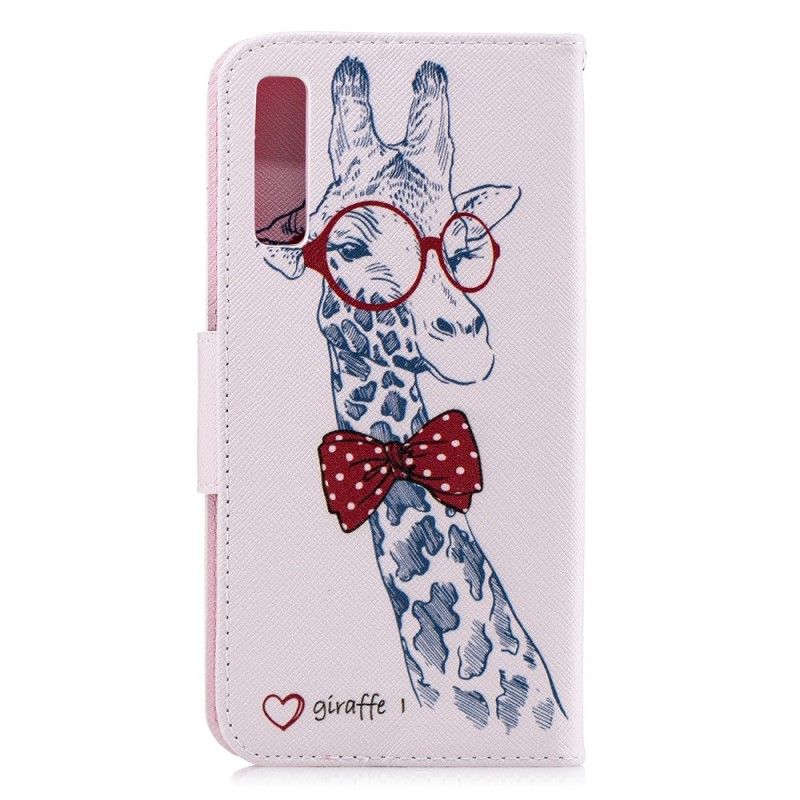 Leren Hoesje Samsung Galaxy A7 Telefoonhoesje Nerdgiraf