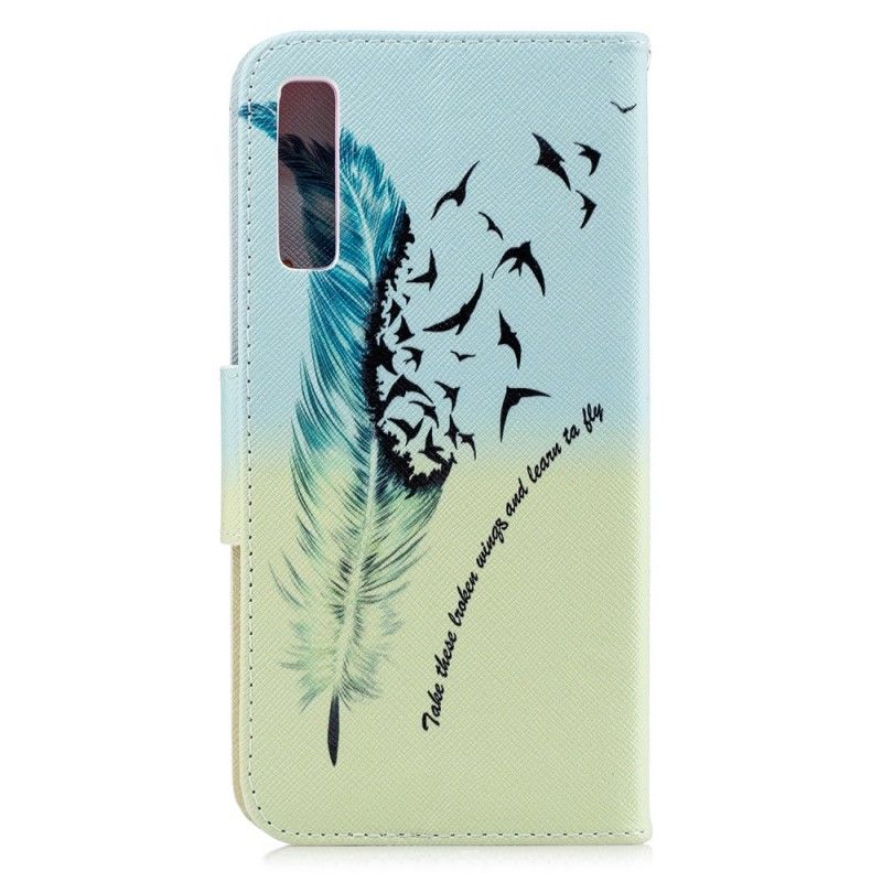 Leren Hoesje Samsung Galaxy A7 Leren Vliegen