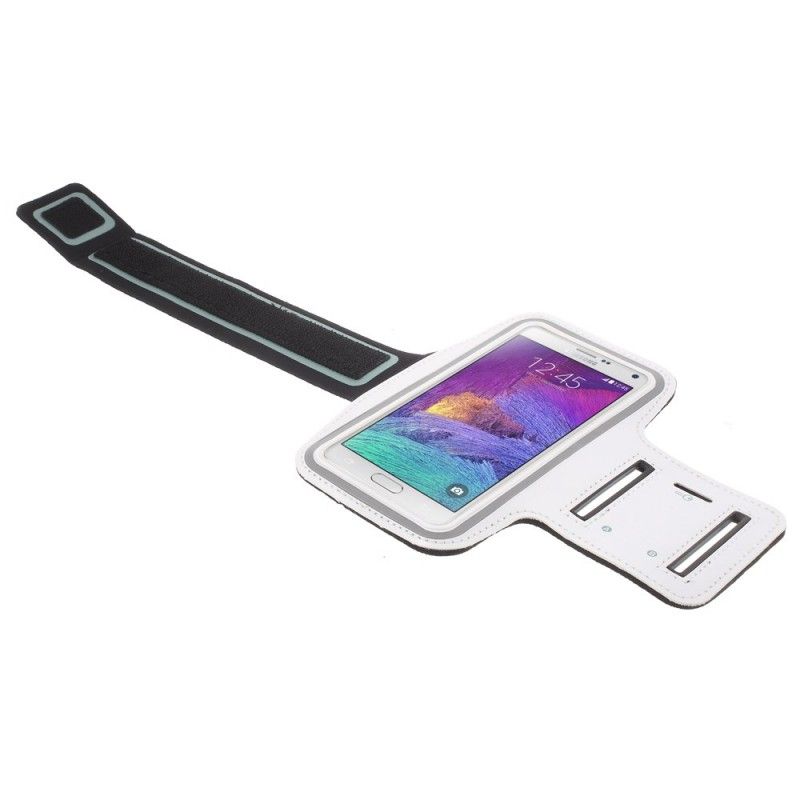 Sportarmband Voor Samsung Galaxy A7 Grijs Wit