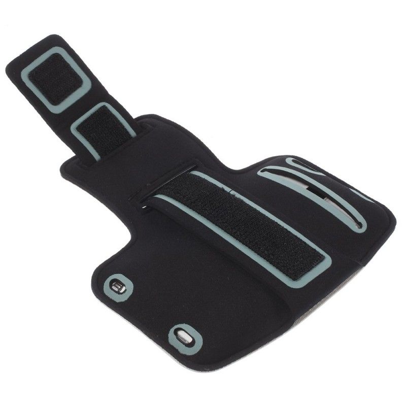 Sportarmband Voor Samsung Galaxy A7 Grijs Wit