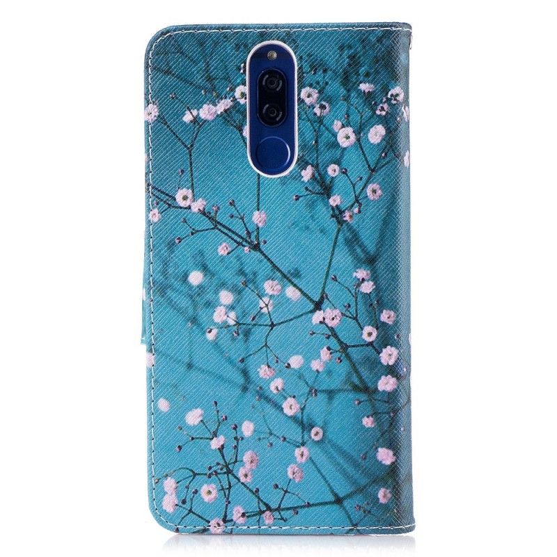 Leren Hoesje voor Huawei Mate 10 Lite Bloeiende Boom