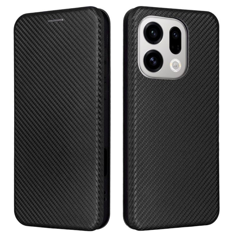 Folio-hoesje Oppo Find X9 5g Koolstofvezeltextuur