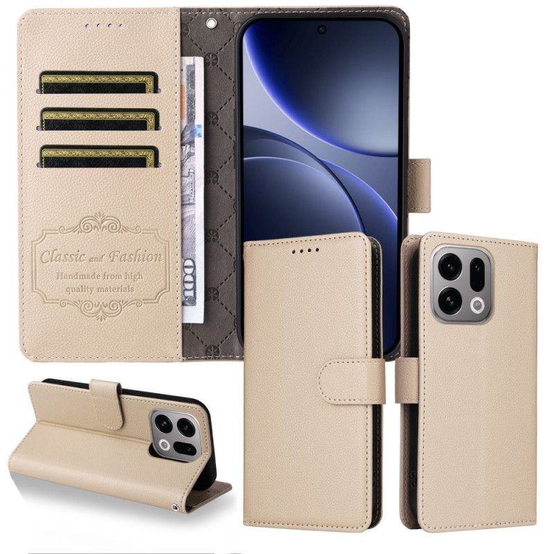 Folio-hoesje Oppo Find X9 5g Telefoonhoesje Rfid-bescherming