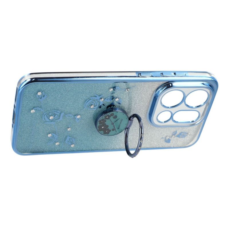 Hoesje Oppo Find X9 5g Kadem Bloemen En Strass Ringhouder