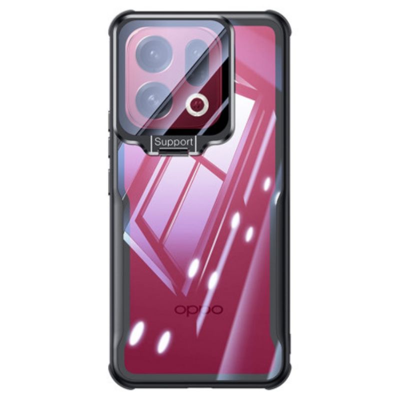 Hoesje Voor Oppo Find X9 5g Transparant Met Ingebouwde Standaard En Camerabescherming
