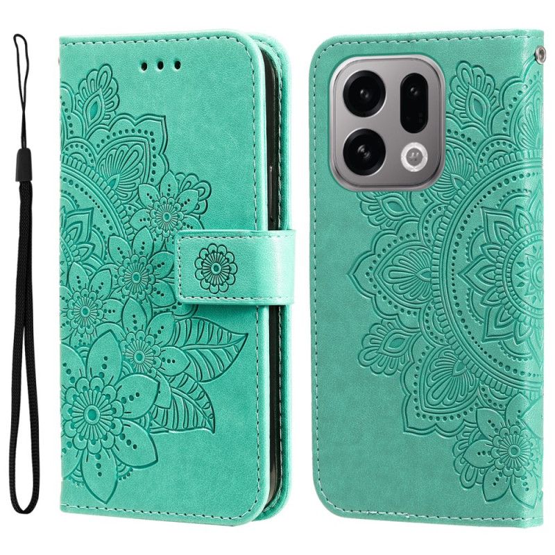 Leren Hoesje Oppo Find X9 5g Mandala-print